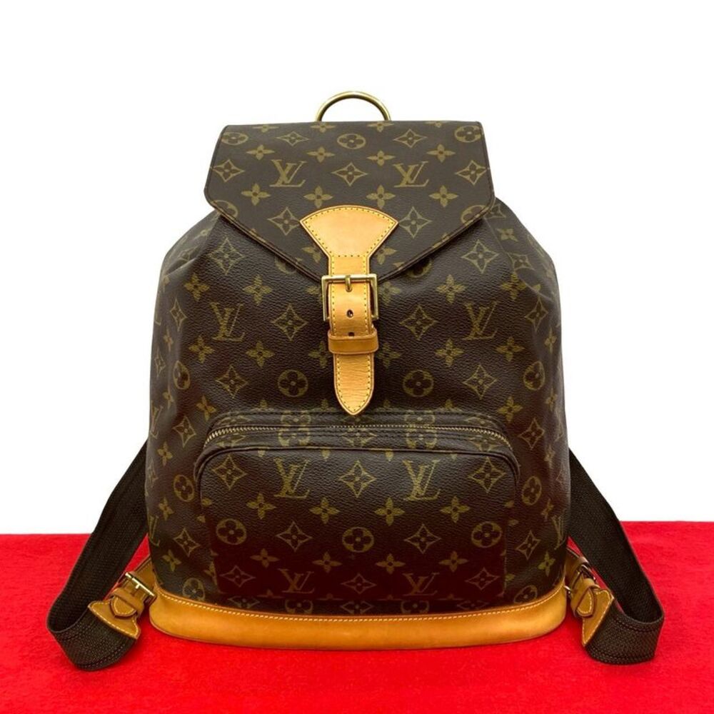 Louis Vuitton Montsouris Monogram Leather Backpack